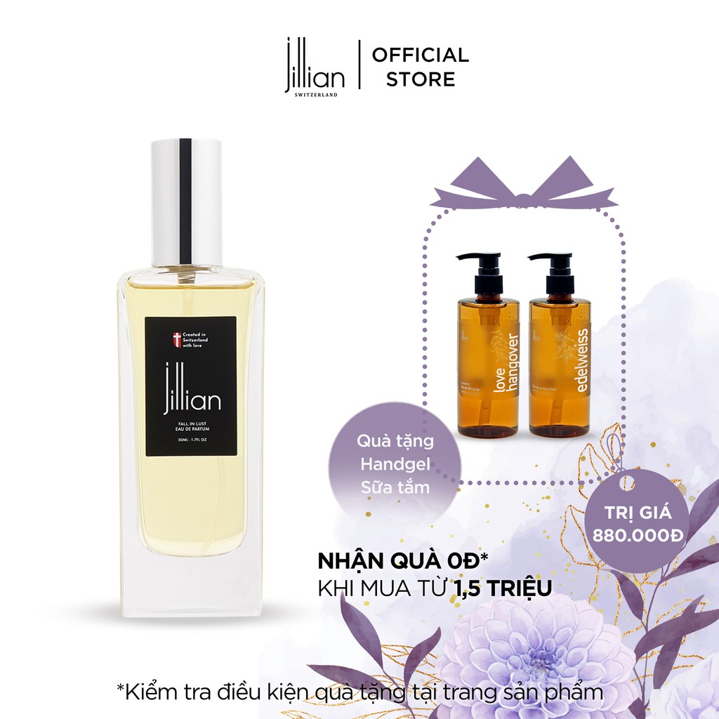 Nước hoa nam Jillian Fall in Lust (EDP) 50ml hương gỗ cay nồng ấn tượng | Thế Giới Skin Care