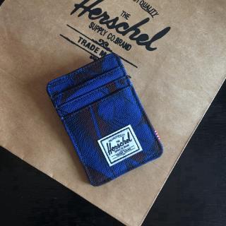 Authentic Herschel Bags Card Cover Coin Purse Canvas Wallet Holders for Gift
