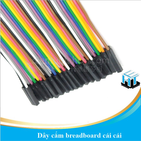 Dây cắm breadboard cái cái 40P dài 20cm loại tốt