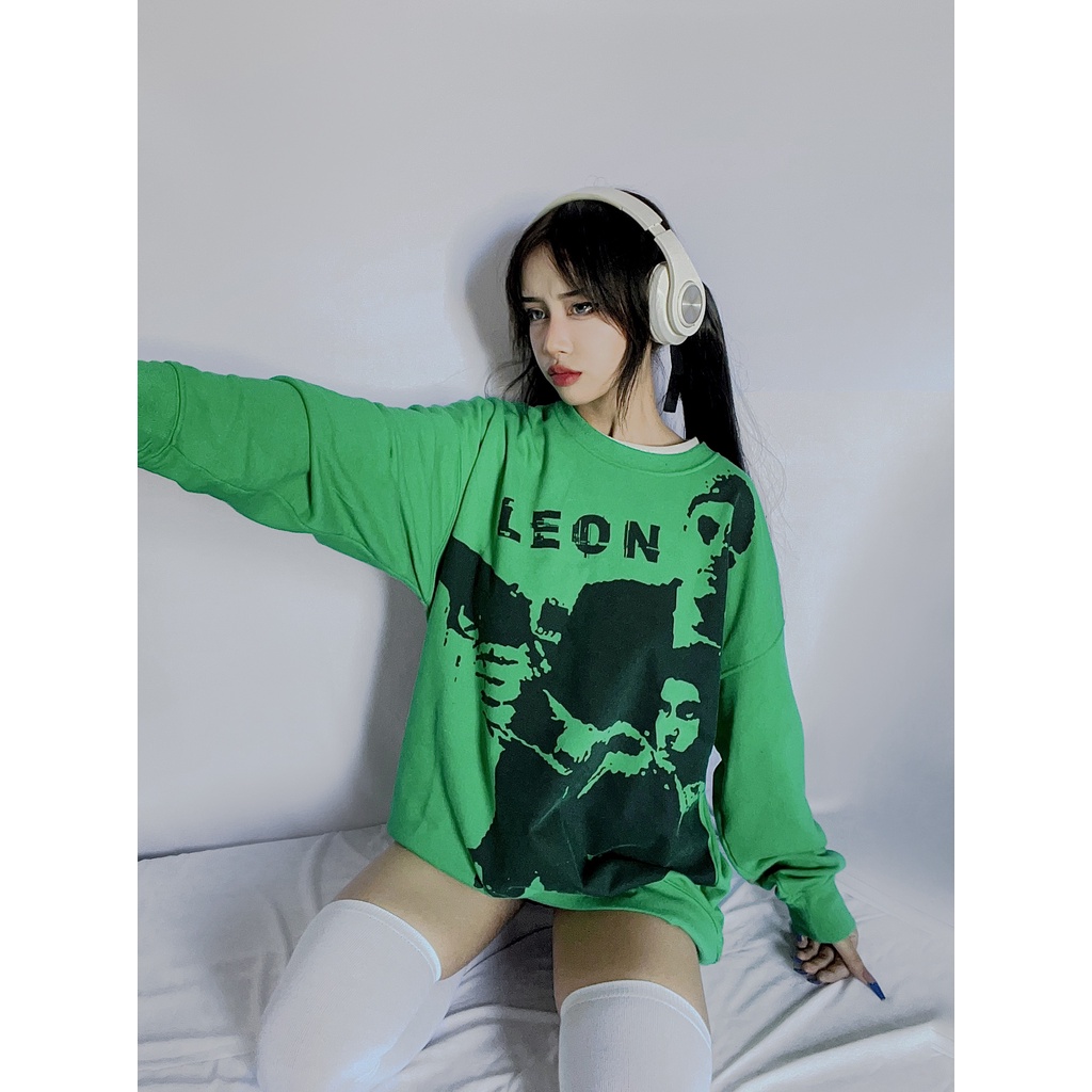 Áo Sweater THECLOBRARY Le/oN Green 🎄