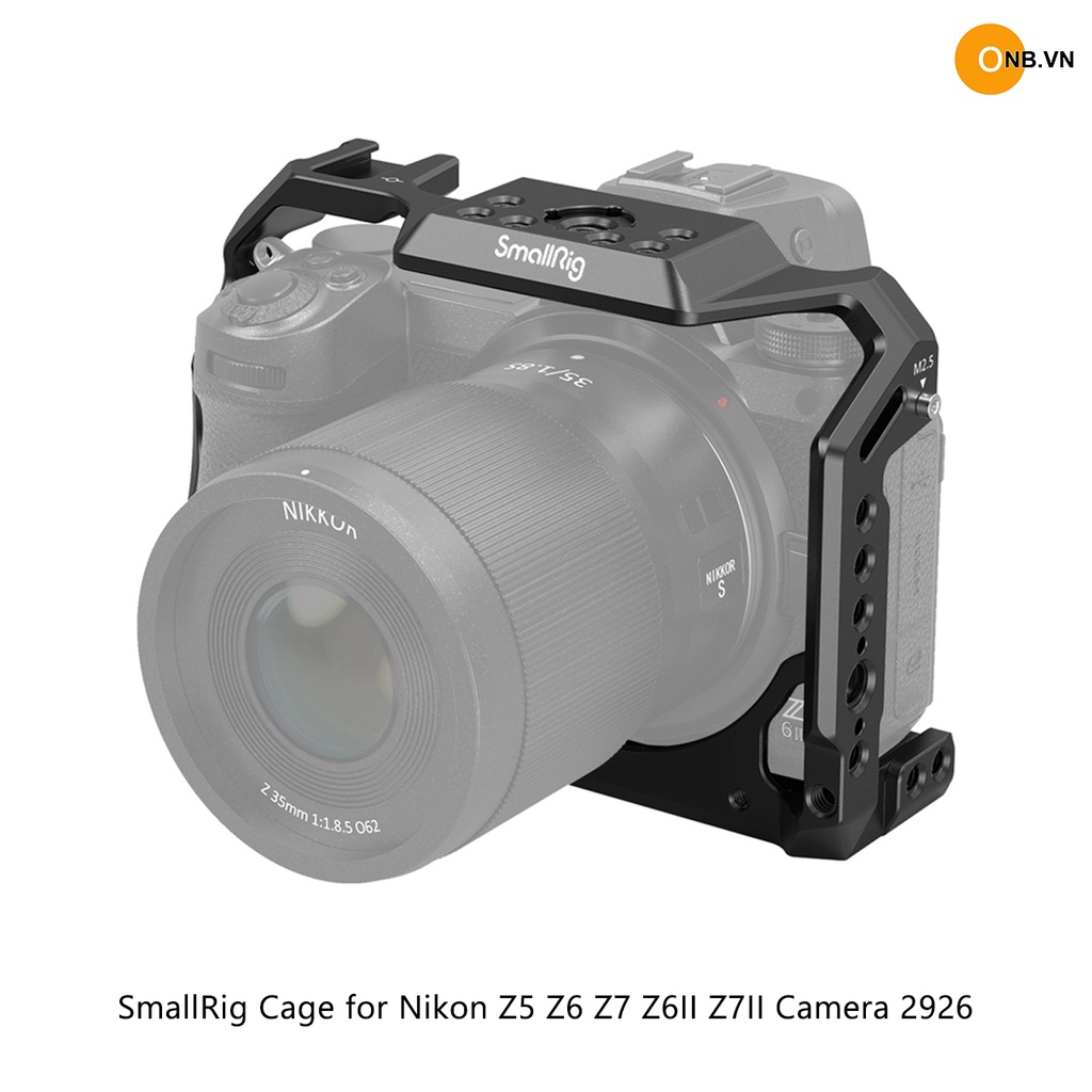 SmallRig Cage Khung bảo vệ cho máy ảnh Nikon dòng Z5 Z6 Z7 Z6II Z7II code 2926
