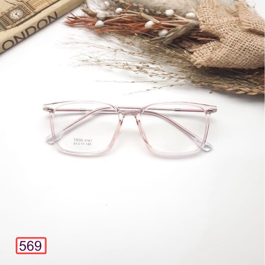 Mắt Kính Gọng Cận Cao Cấp 569 Lyly 8161 Form Vuông Siêu Đẹp - Hazo