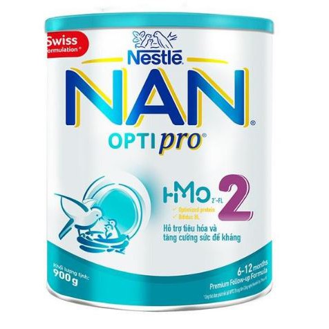 Sữa Bột Nestle NAN OPTIPRO 2 HM-O Lon 900g