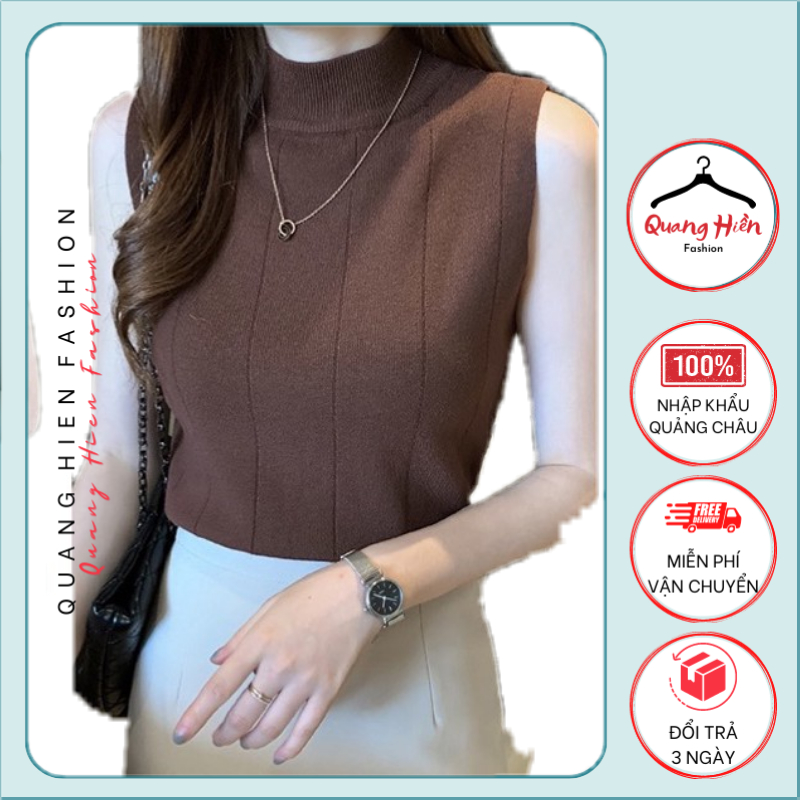 Áo sát nách cao cổ Quảng Châu MS121