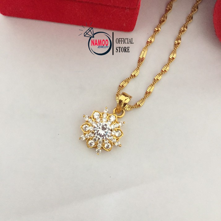 Dây Chuyền, Vòng Cổ Nữ Mạ Vàng V242 V243 V244 NaMoo Jewelry