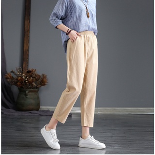 Quần Harem Lưng Cao Plus Size Thời Trang Cho Nữ