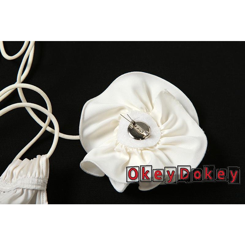 Đầm Hai Dây Cổ Chữ V Khoét Sâu Lưng Cao Họa Tiết Hoa Thời Trang Mùa Hè Cho Nữ