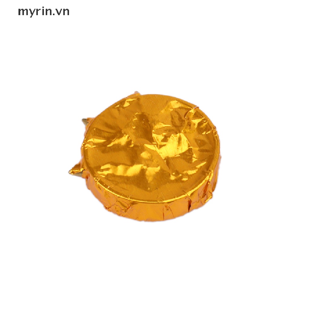 Set 200 Giấy Thiếc Mạ Vàng 8 * 8cm Dùng Để Gói Kẹo / Sô Cô La / Bánh Quy Đa Năng Tiện Dụng