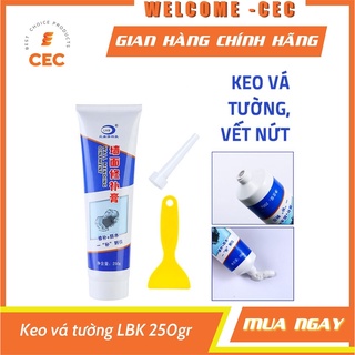 Keo Vá Tường Chống Thấm Đa Năng LKB 250gr, Trám Trét Vết Nứt Khe Hở Tường, Chống Mốc Ẩm Tường - Shop CEC