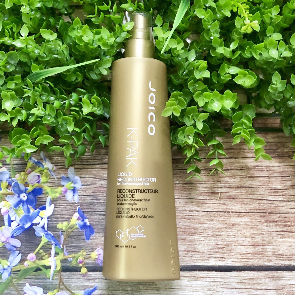 Xịt dưỡng phục hồi tóc khô xơ chẻ ngọn Joico K-pak Liquid Reconstructor 300ml