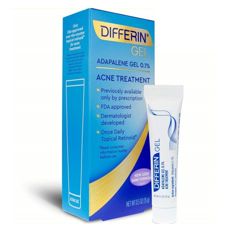 Kem mụn Differin Adapalene Gel 0.1% 15g