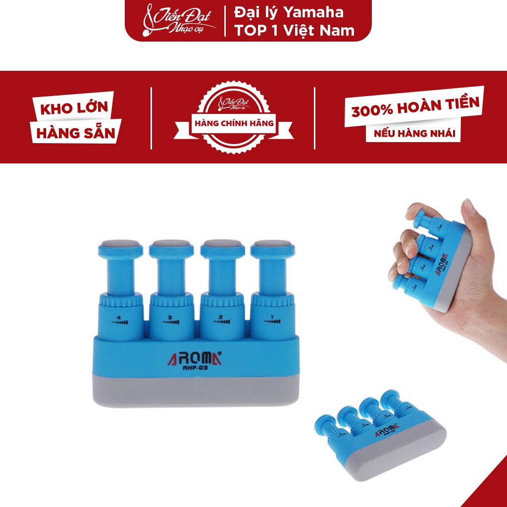 Dụng Cụ Luyện Ngón Tay AROMA AHF-03, AHF- 05 Hỗ Trợ Kỹ Thuật Piano, Guitar, Pass, Kèn (Tặng Kèm Hộp Pick)