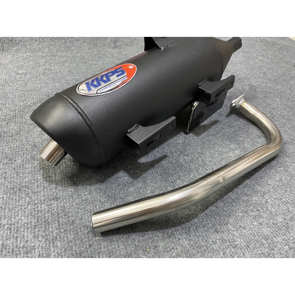 Combo Lon pô KKPS Kèm Cổ INOX Gắn tay ga vario , vison...