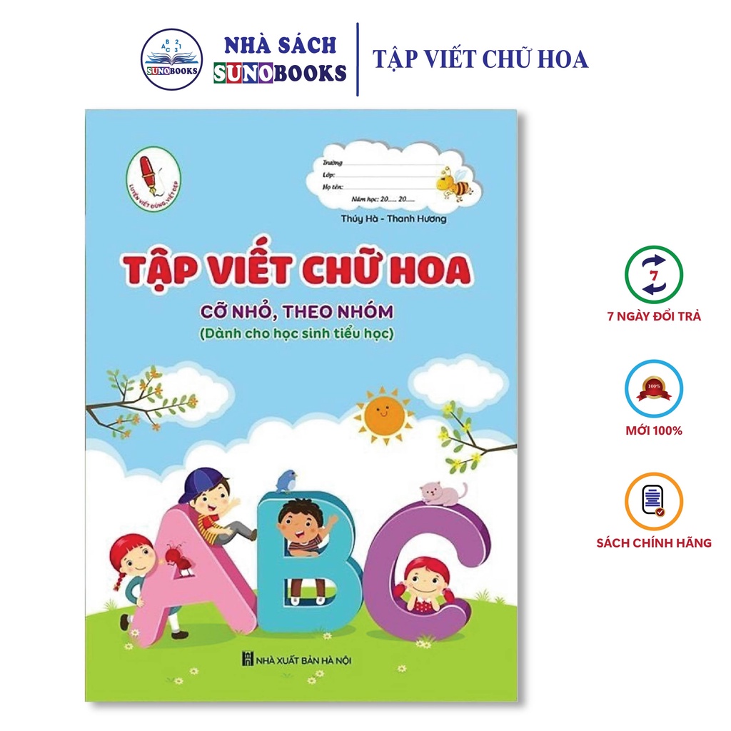 Sách- Tập Viết Chữ Hoa - Cỡ Nhỏ, Theo Nhóm