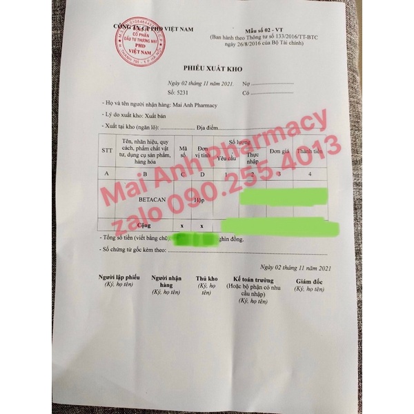 Betacan 500mg hỗ trợ đào thải HPV, Tăng cường miễn dịch siêu mạnh