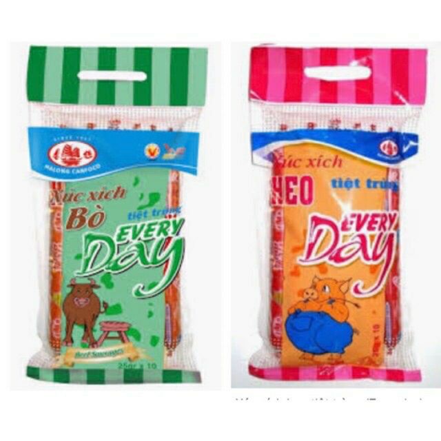 Xúc xích tiệt trùng Everyday Hạ long 250g/1 gói