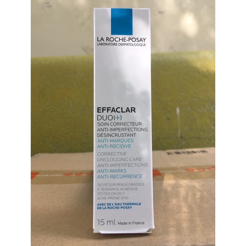 Duo+ Kem giảm mụn, ngừa thâm, dưỡng da Laroche Posay Effaclar Duo+ 40ml