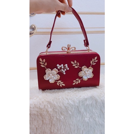 Túi trống hoa hồng siêu xinh - hình thật