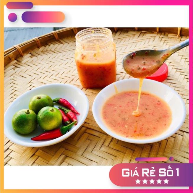 Muối Chấm Hải Sản Và Trái Cây 1 chai 370g ( Hàng nhà làm đảm bảo sạch sẽ và chất lượng )