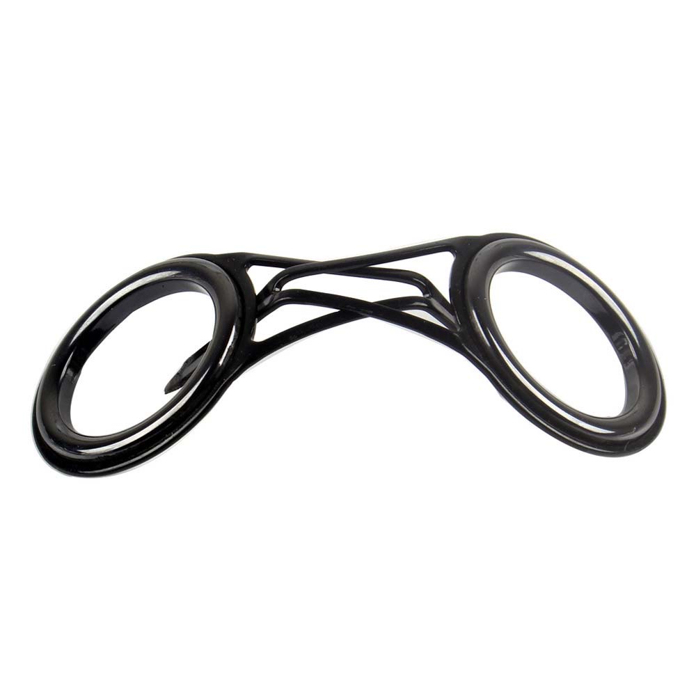 Vòng khuyên dẫn cần câu cá bằng thép không gỉ màu đen 8 kích thước tùy chọn