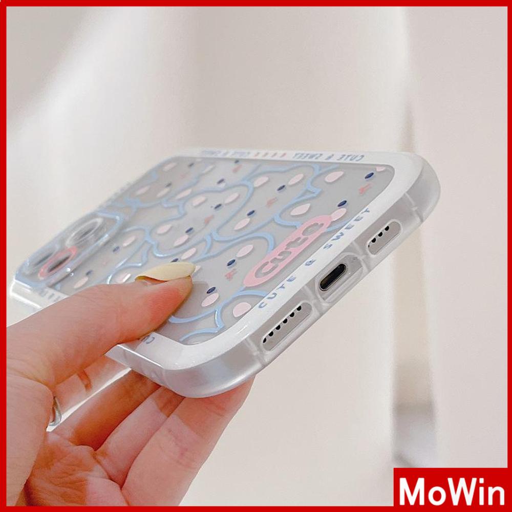 Ốp điện thoại silicon mềm hình thỏ hoạt hình thích hợp cho iPhone 11 Pro Max 13 Pro Max 12 Pro Max 7Plus xr XS Max