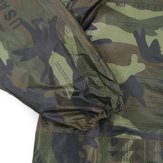 TẶNG KÈM TÚI ĐỰNG - Áo mưa BỘ vải dù lính cao cấp - loại 1 dày cao cấp 3X TỪ 60-85KG