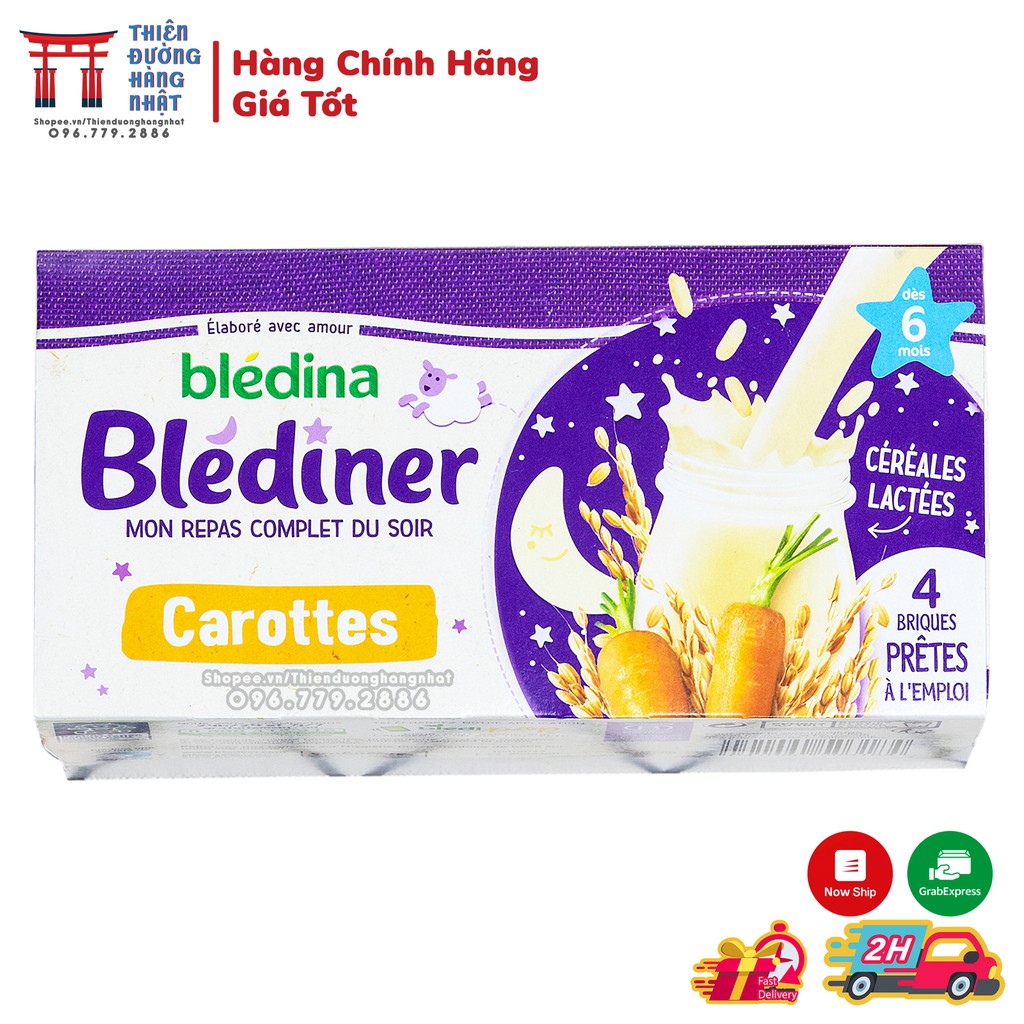 Sữa nước Bledina vỉ 4 hộp x 240ml Pháp [DATE T8, T9/2021]