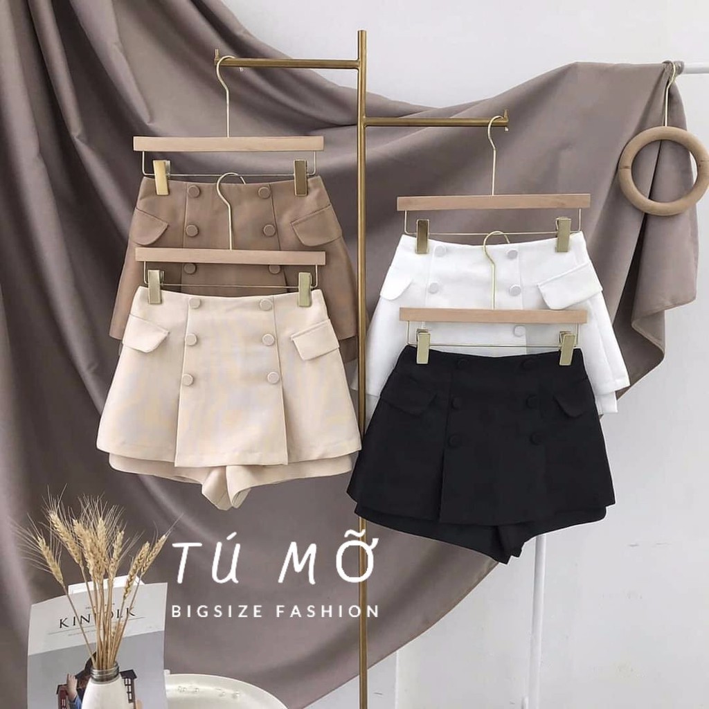Quần váy Bigsize 6 nút QV0001 Tú Mỡ - Đủ size từ 50-85KG | BigBuy360 - bigbuy360.vn