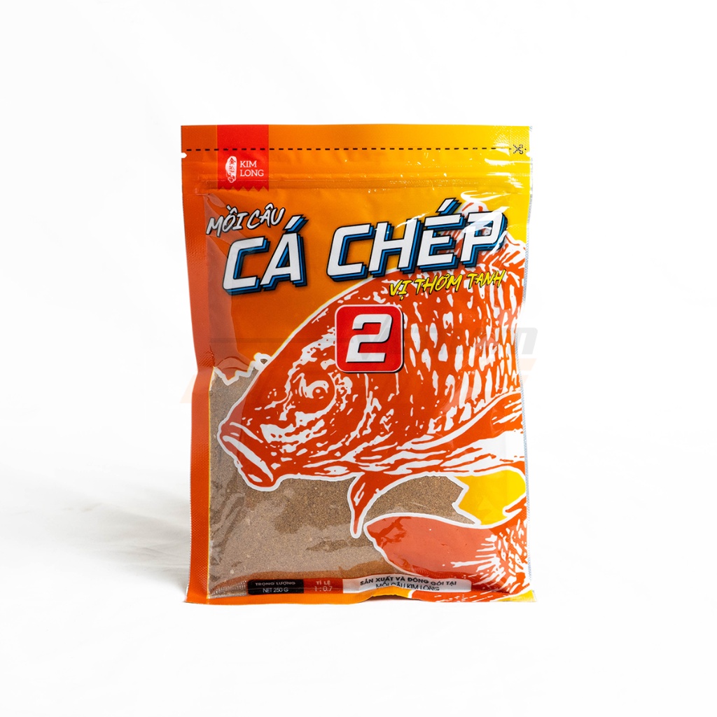 Mồi Câu Cá Chép Kim Long Số 2 Vị Thơm Tanh - Vietnam Fishing