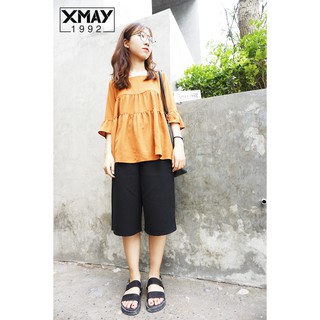 [ CÓ VIDEO ] Quần Culottes Lửng Ống Rộng Có Túi