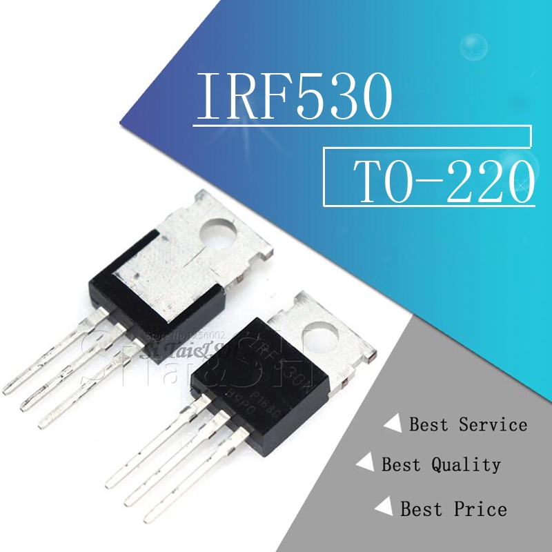 Bộ 10 linh kiện điện tử IRF530 IRF630 IRF730 IRF830 LM317T IRF3205 TO-220