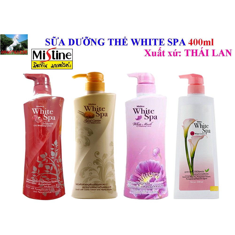 Sữa dưỡng thể White Spa Thái Lan