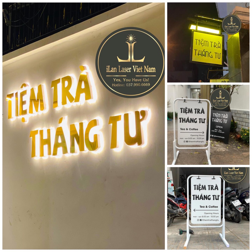 COMBO BẢNG HIỆU KHÁCH-Bảng Tên Thương Hiệu-Decor Theo Yêu Cầu