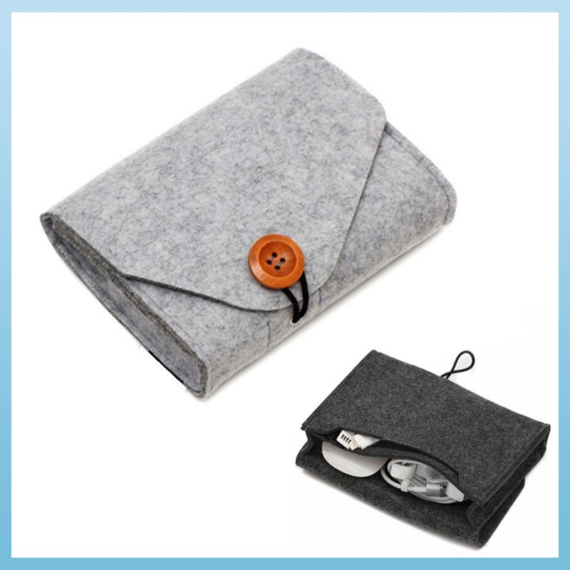 1 Túi Đựng Tiền Xu / Tai Nghe / Thẻ Nhớ / Cáp Sạc Dự Phòng Mini Tiện Dụng Mang Theo Du Lịch Rc