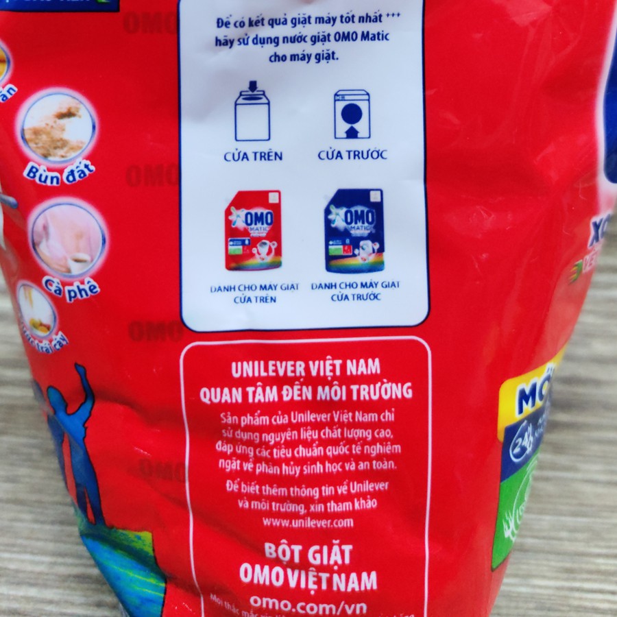 Bột giặt OMO 380g Sạch Nhanh