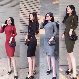 Đầm tay dài thu đông