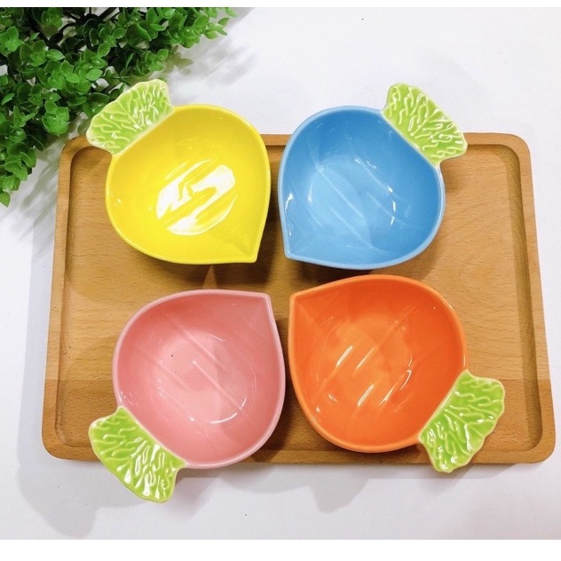 Tô Ăn Dặm Cho Bé Hình Của Cải Siêu Đáng Yêu Bát Ăn Dặm Chịu Nhiệt Tốt
