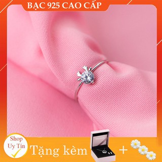 [VIDEO THẬT] Bạc Ý Cao Cấp Nhẫn Tay Bạc Hươu Đá S925 - Chuỗi Shop Trang Sức Daisy Free Ship Giao Hàng Nhanh 4h