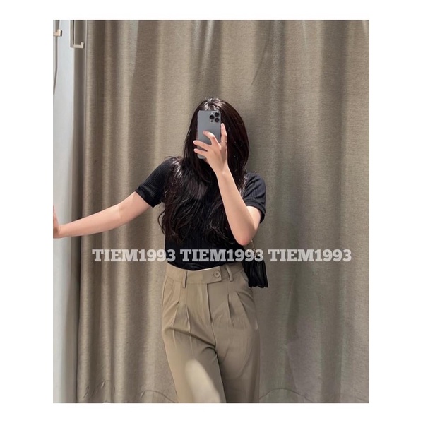 QUẦN ỐNG XUÔNG CẠP LỆCH CÔNG SỞ CHẤT LỤA MÁT LOẠI 1 MS21901