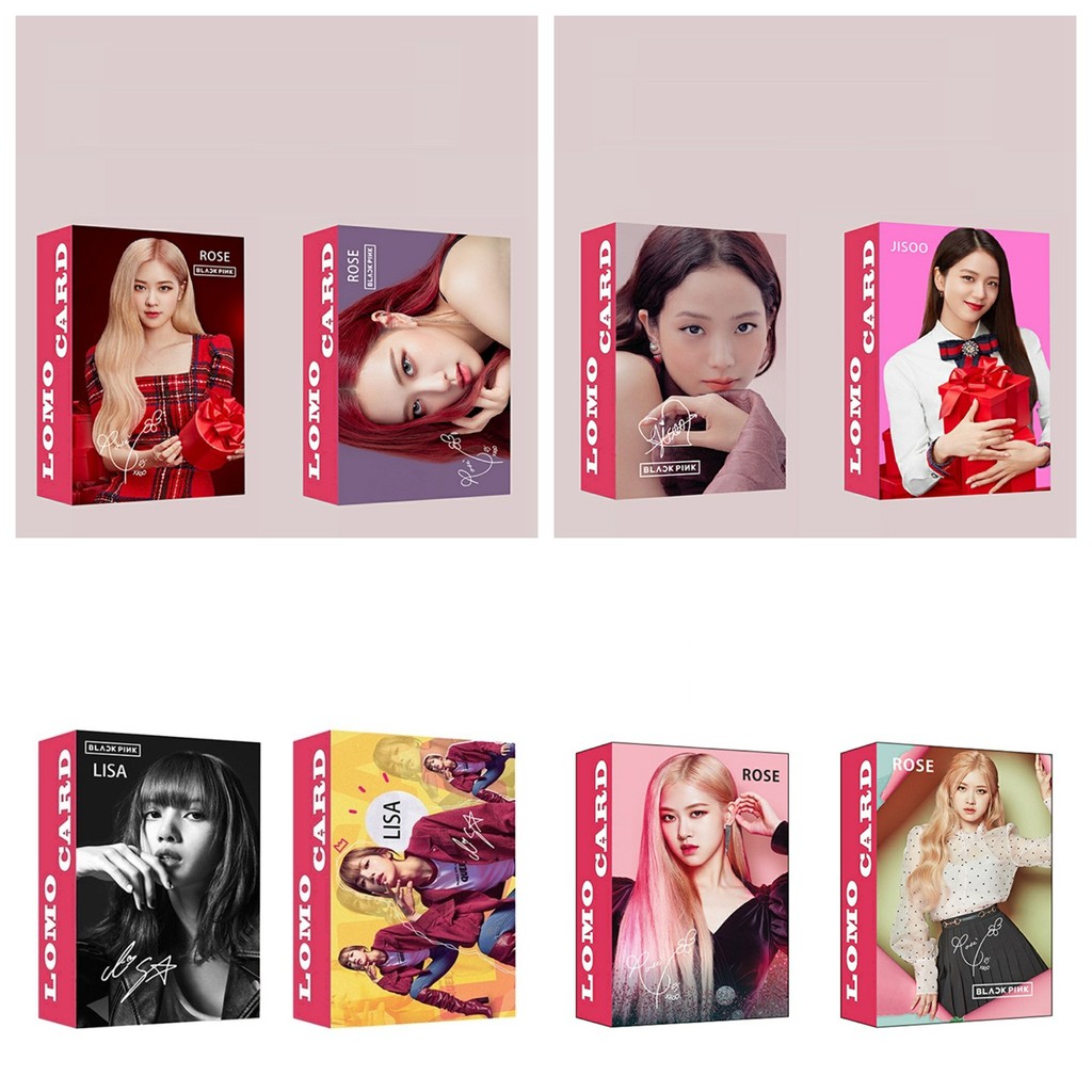 Lomo card Blackpink các thành viên nhóm Jennie Jisoo Lisa Rose