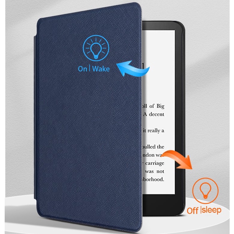Bao da bảo vệ bằng da PU cho Amazon Kindle Paperwhite 5 Signature thế hệ thứ 11 6.8 Inch 2021