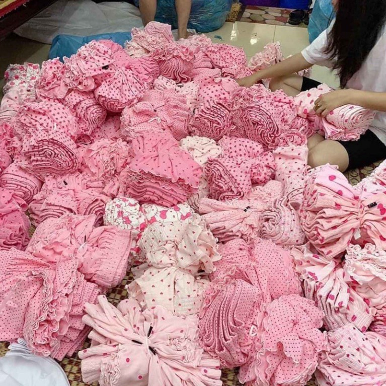 Combo 3 quần giá sỉ đồ ngủ nữ quần đùi thái dễ thương chất liệu cotton