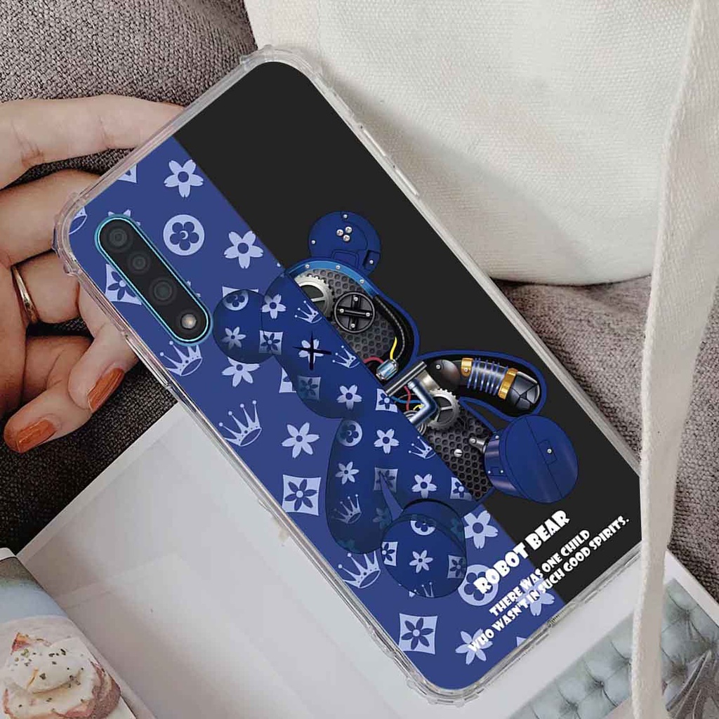 Ốp Vsmart Live bear brick, gấu đáng yêu, dễ thương