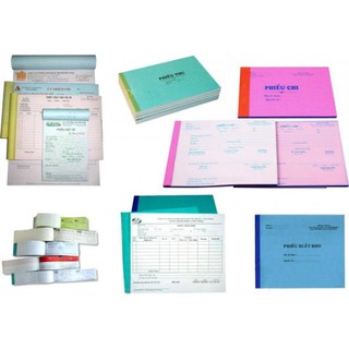 Phiếu thu/chi/nhập/xuất/hóa đơn 2 liên (13x19) 1 quyển