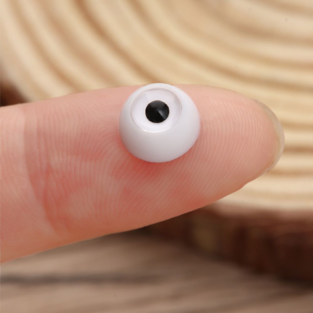 1 bộ mắt búp bê hình bán cầu bằng acrylic trong suốt 8~26mm chất lượng cao
