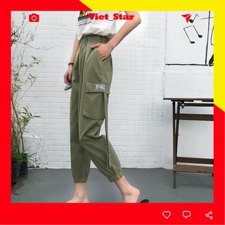 Quần Jogger Nữ ❤️FREESHIP❤️ Quần Jogger Kaki Dây
