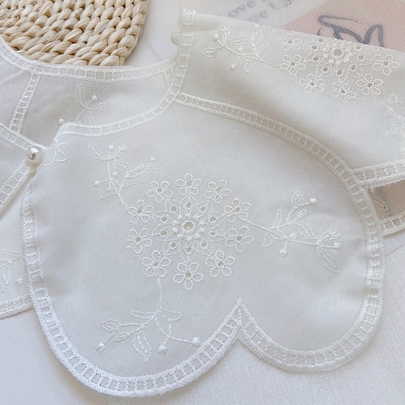 Dây Ren Ruy Băng Thêu Hoa Trang Trí Cổ Áo DIY