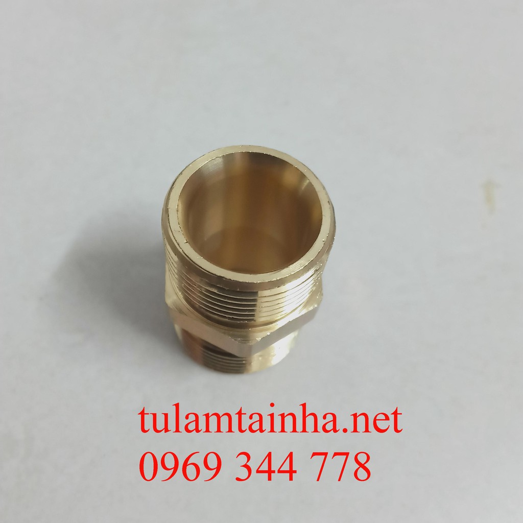 Nối ống áp lực ren 22mm dùng cho máy rửa xe gia đình