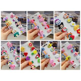 Set kẹp tóc cho bé gái hình ngộ nghĩnh