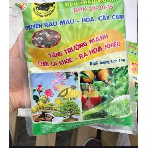 Phân bón Đầu Trâu 20-20-15+TE Chuyên Rau Màu-Hoa,Cây Cảnh 1KG